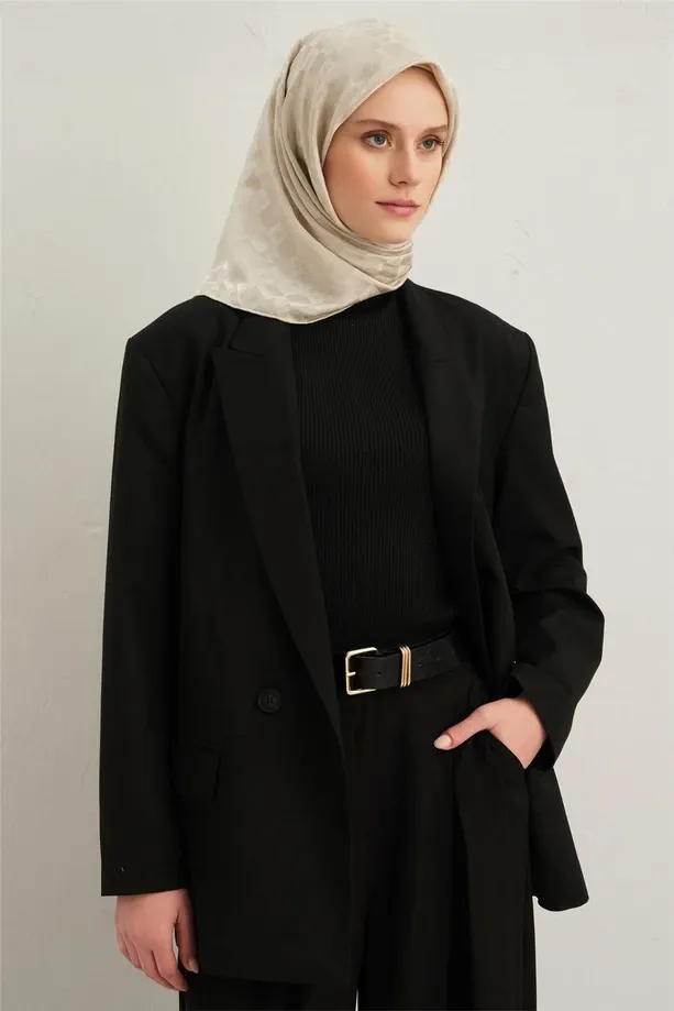 Armine Jakarlı İpek Pamuk Eşarp 249913