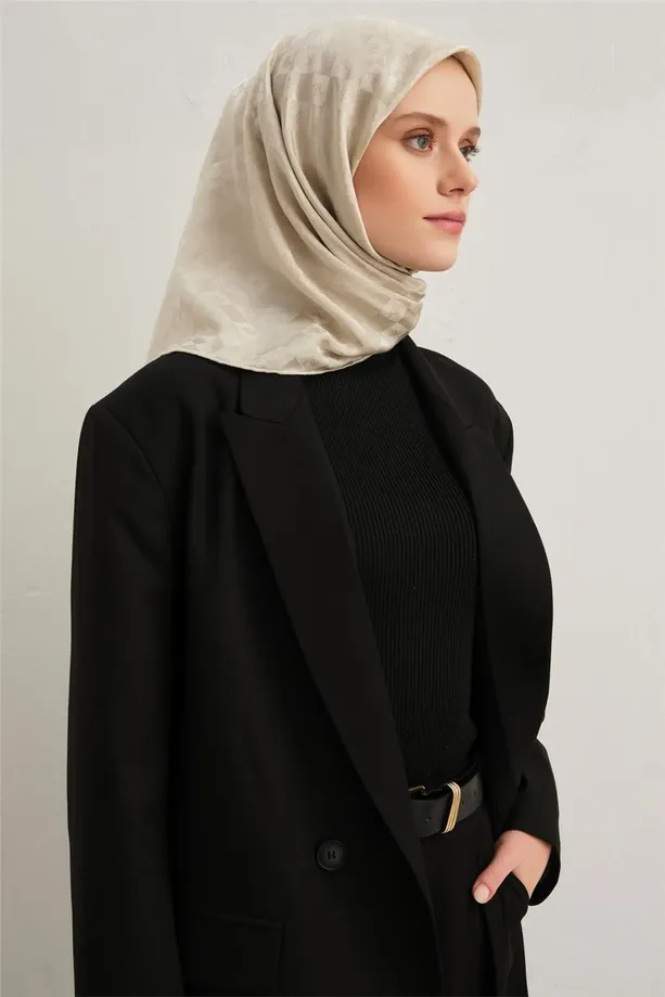 Armine Jakarlı İpek Pamuk Eşarp 249913