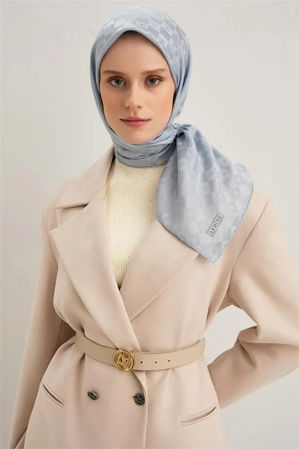 Armine Jakarlı İpek Pamuk Eşarp 2410698