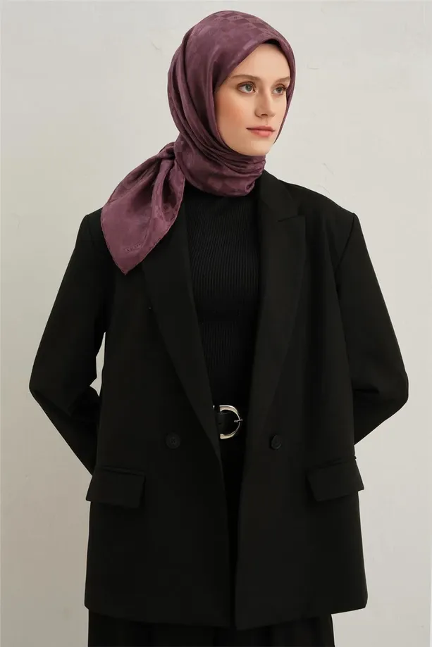 Armine Jakarlı İpek Pamuk Eşarp 2410702