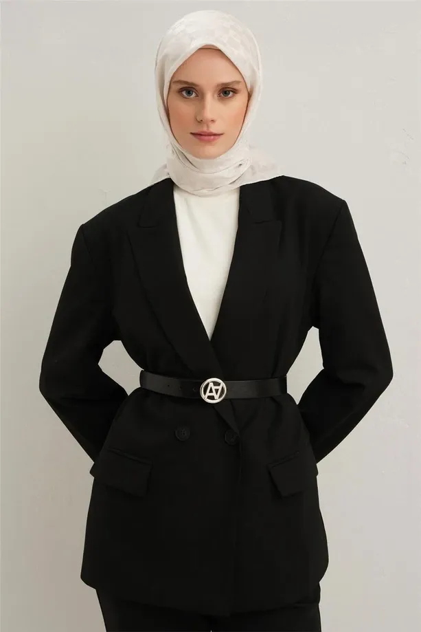 Armine Jakarlı İpek Pamuk Eşarp 2410063