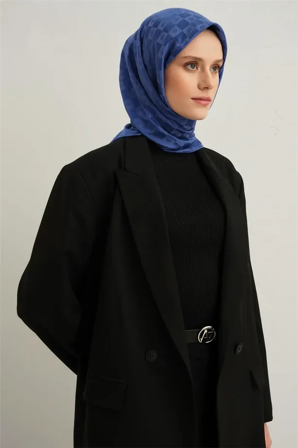 Armine Jakarlı İpek Pamuk Eşarp 2410699