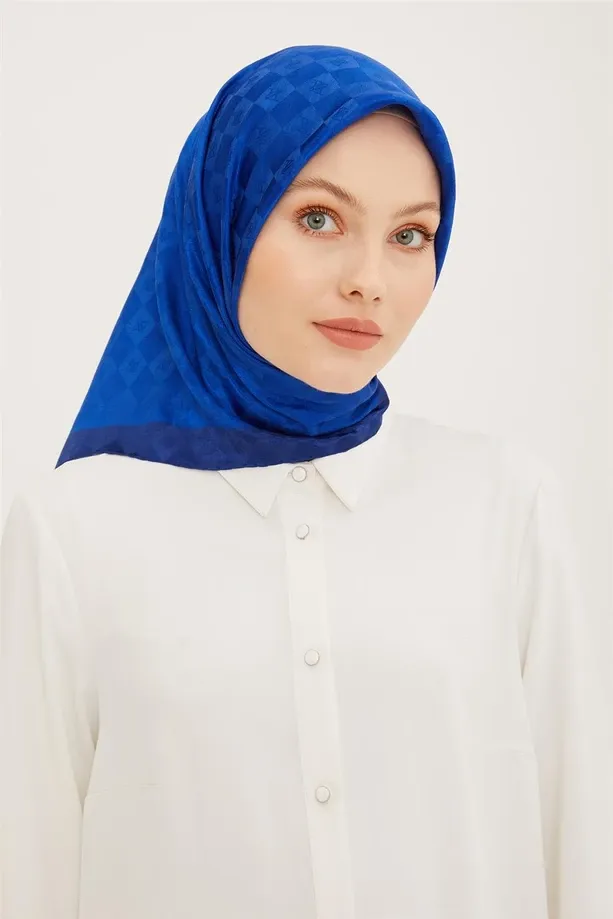 Armine Jakarlı İpek Pamuk Eşarp 2411112