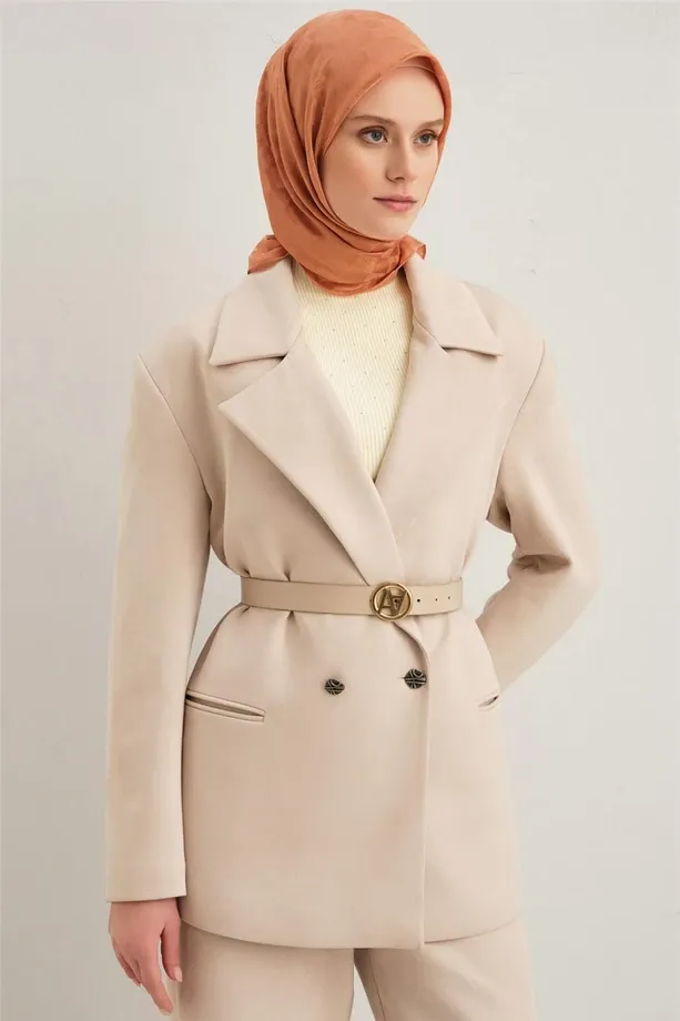 Armine Jakarlı İpek Pamuk Eşarp 2410075