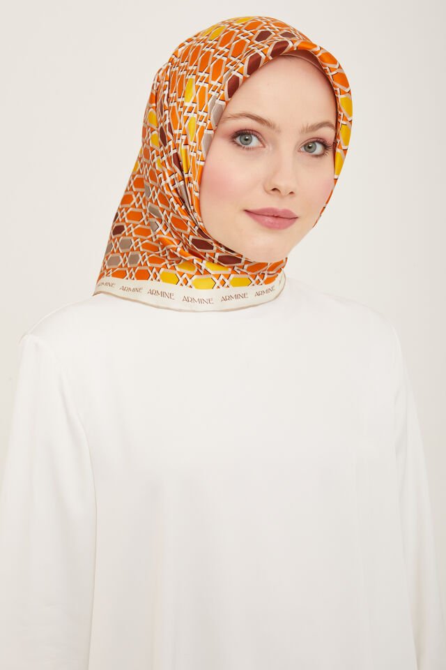 Armine İpek Eşarp 2024 İlkbahar-Yaz - 9144D-34 - Sura