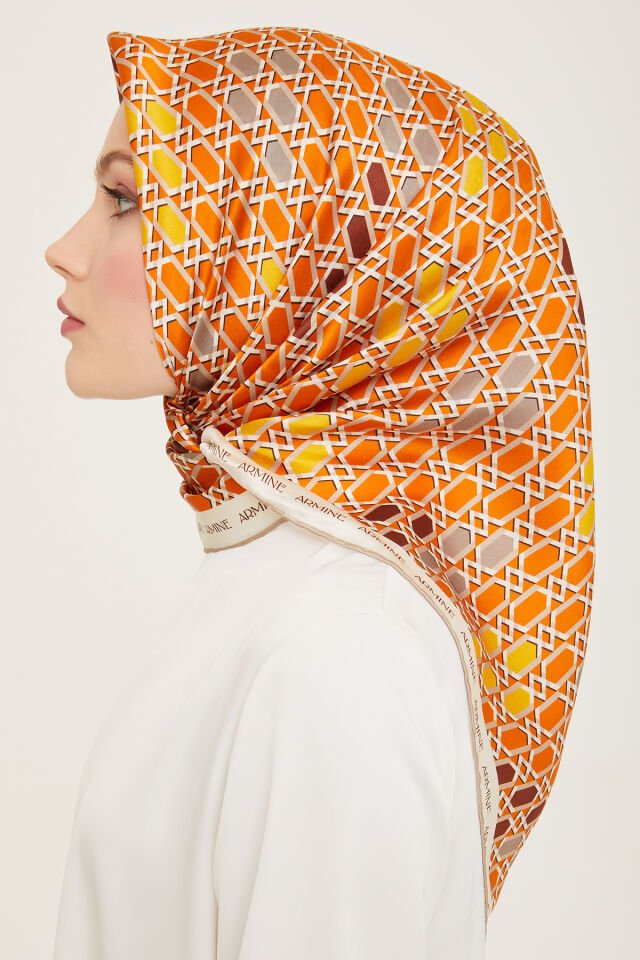 Armine İpek Eşarp 2024 İlkbahar-Yaz - 9144D-34 - Sura