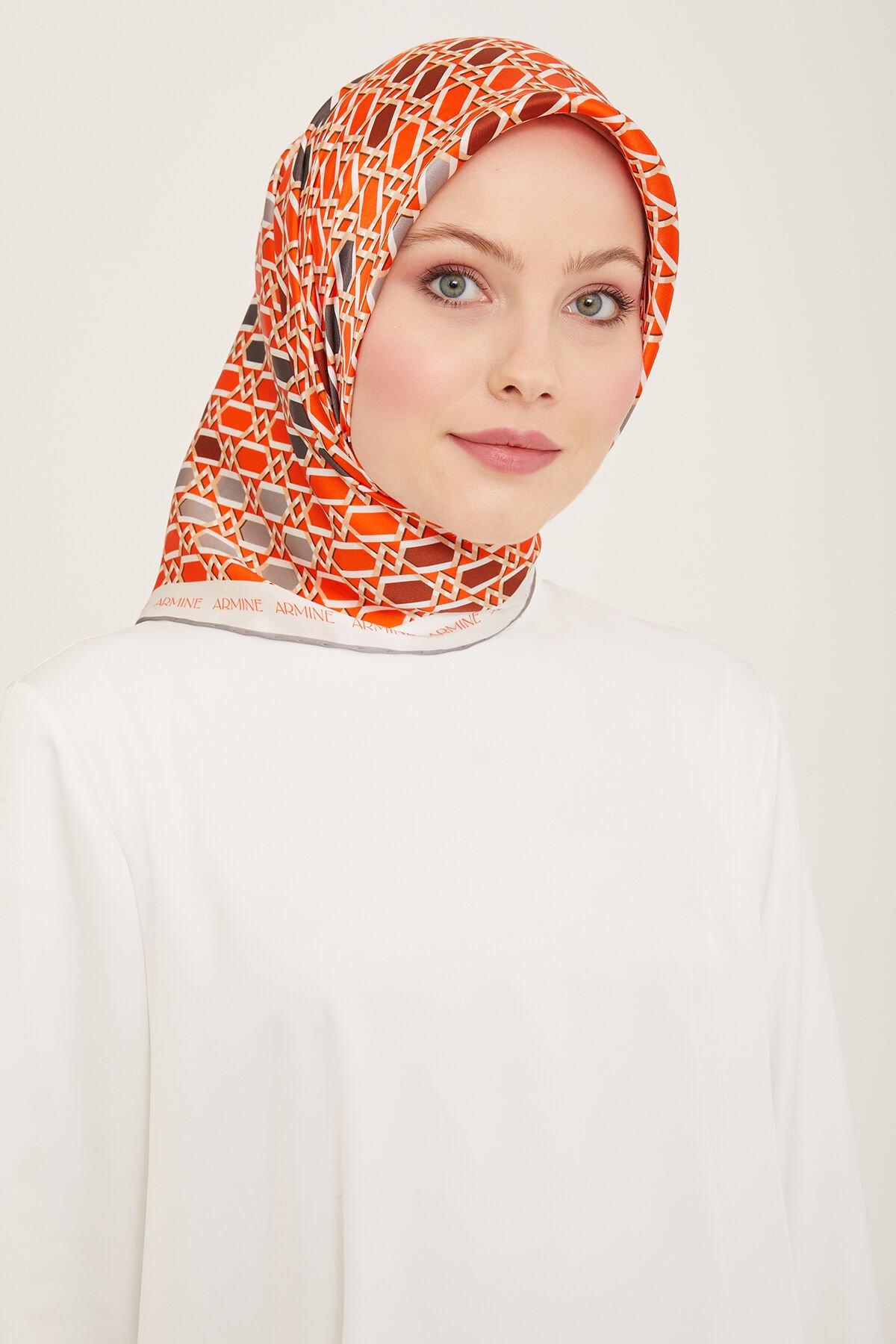 Armine İpek Eşarp 2024 İlkbahar-Yaz - 9144D-37 - Sura