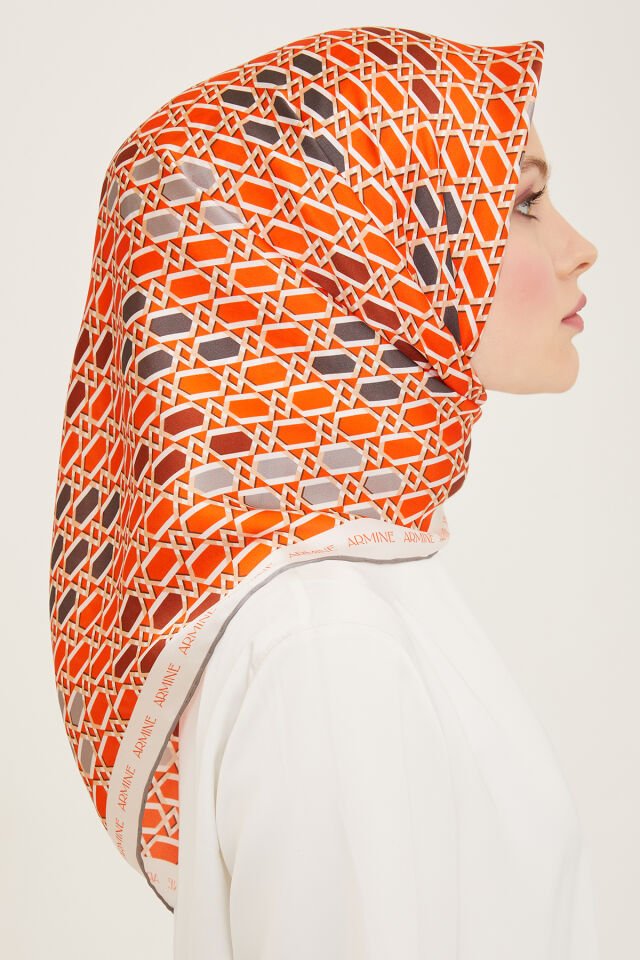 Armine İpek Eşarp 2024 İlkbahar-Yaz - 9144D-37 - Sura