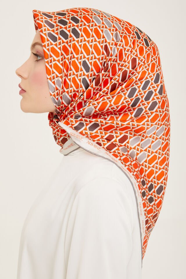 Armine İpek Eşarp 2024 İlkbahar-Yaz - 9144D-37 - Sura