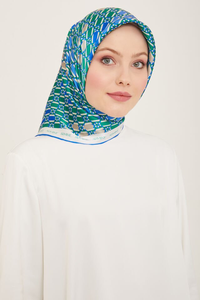 Armine İpek Eşarp 2024 İlkbahar-Yaz - 9144D-84 - Sura