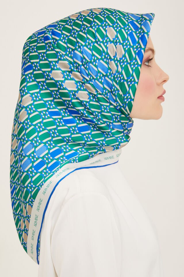 Armine İpek Eşarp 2024 İlkbahar-Yaz - 9144D-84 - Tivil