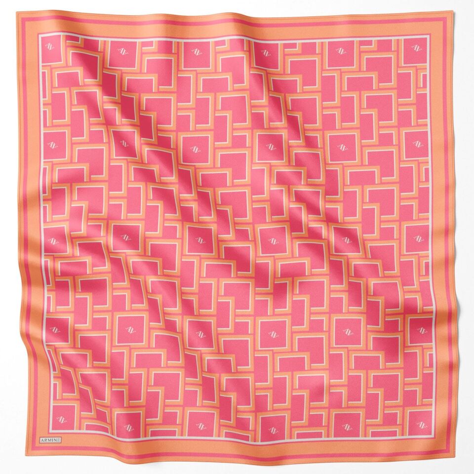 Armine İpek Eşarp 2024 İlkbahar-Yaz - 9132D-85 - Sura