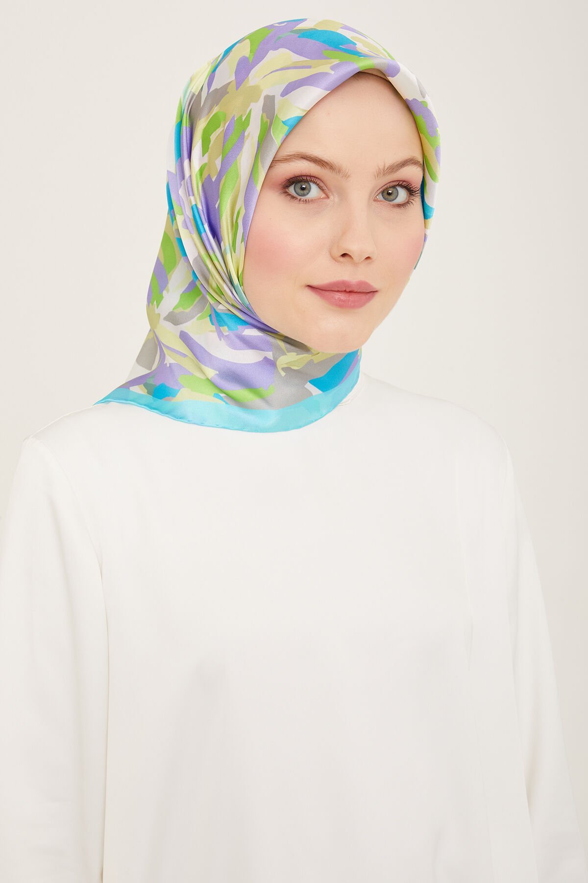 Armine İpek Eşarp 2024 İlkbahar-Yaz - 9140D-53 - Tivil