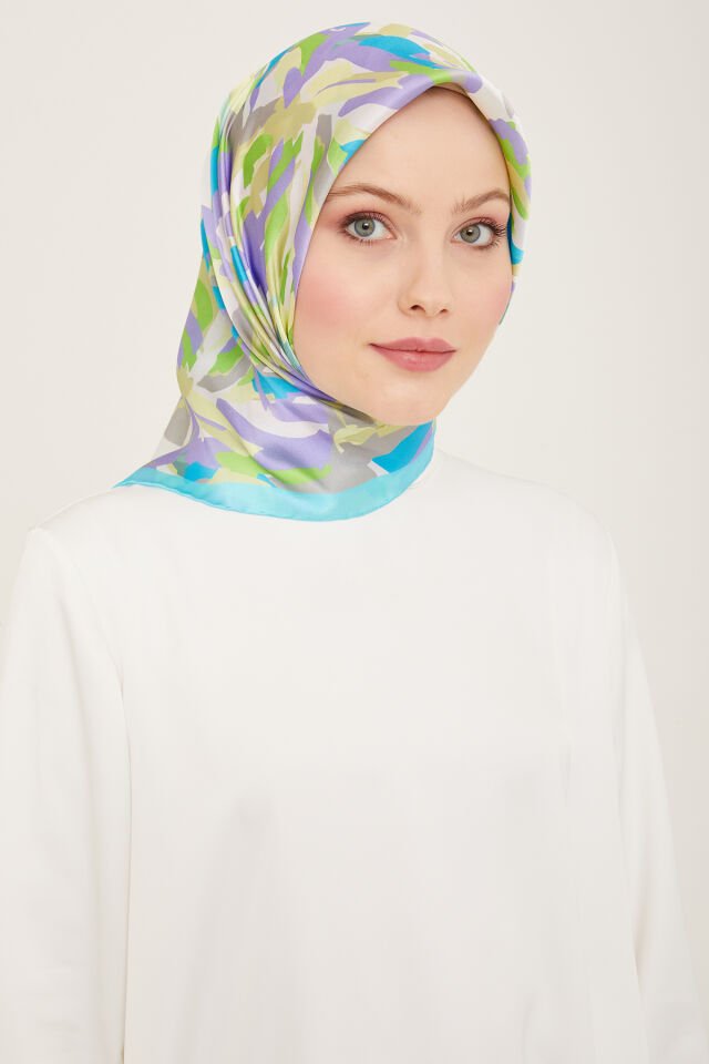 Armine İpek Eşarp 2024 İlkbahar-Yaz - 9140D-53 - Tivil