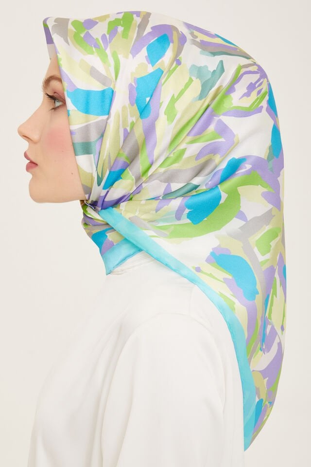 Armine İpek Eşarp 2024 İlkbahar-Yaz - 9140D-53 - Tivil