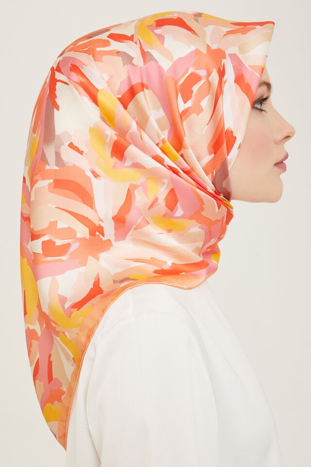 Armine İpek Eşarp 2024 İlkbahar-Yaz - 9140D-50 - Tivil