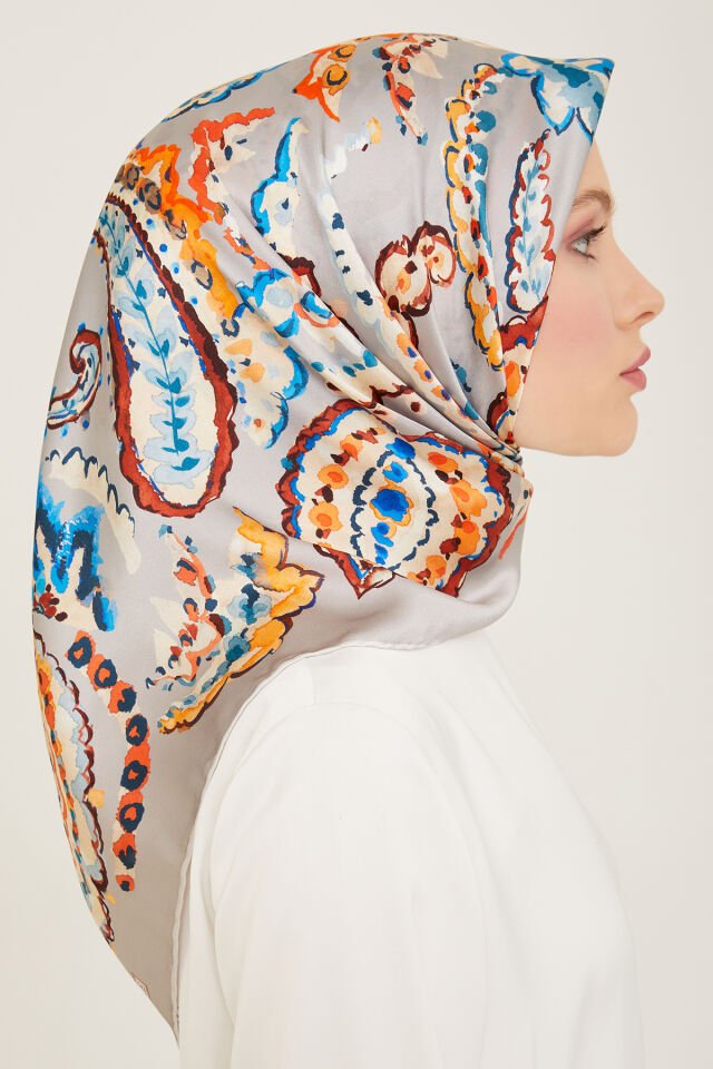 Armine İpek Eşarp 2024 İlkbahar-Yaz - 9130D-33 - Tivil