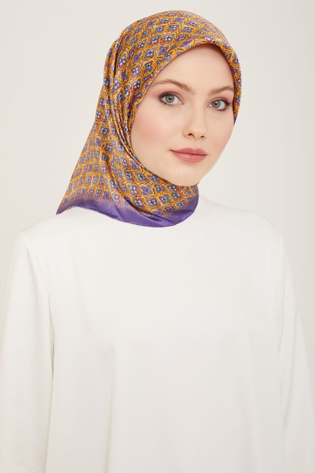 Armine İpek Eşarp 2024 İlkbahar-Yaz - 9134D-33 - Sura