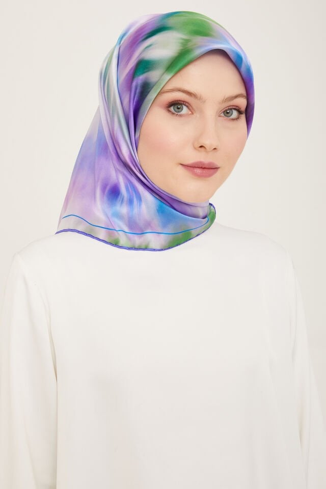 Armine İpek Eşarp 2024 İlkbahar-Yaz - 9136D-50 - Sura