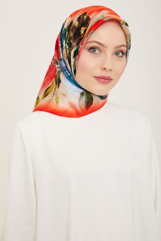 Armine İpek Eşarp 2024 İlkbahar-Yaz - 9133D-36 - Sura