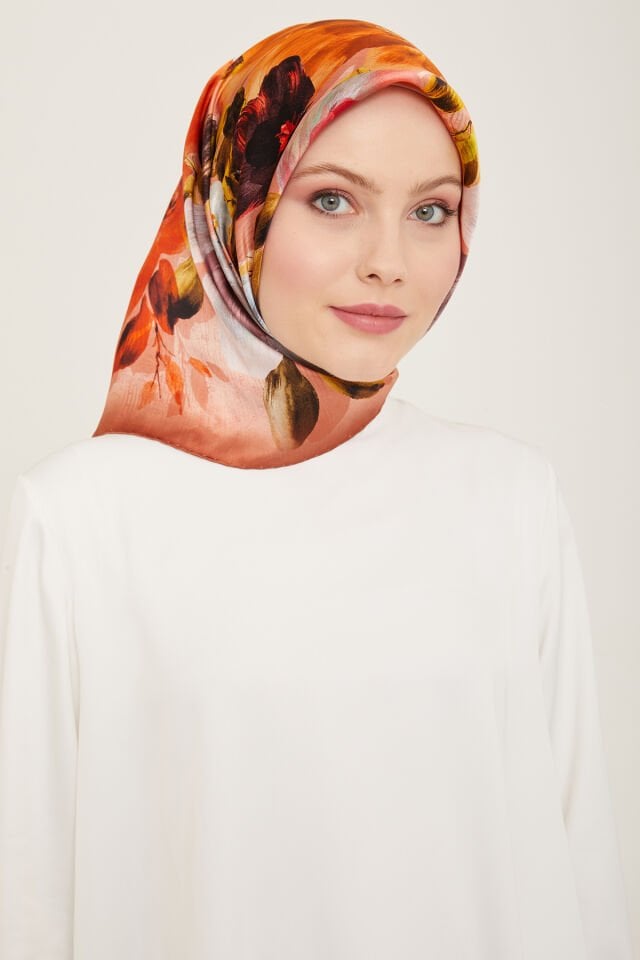 Armine İpek Eşarp 2024 İlkbahar-Yaz - 9133D-50 - Sura