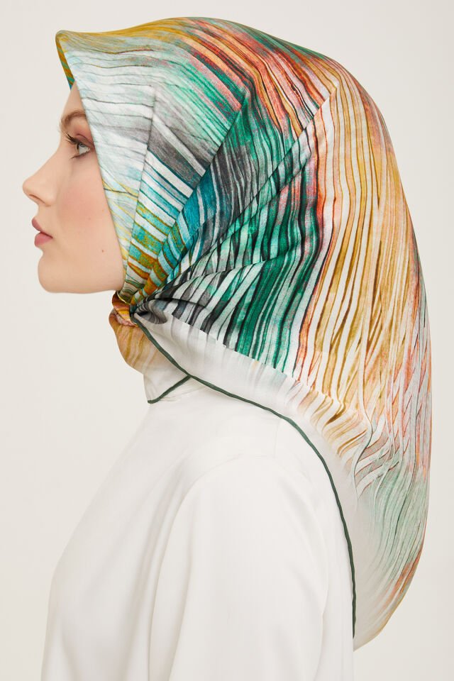 Armine İpek Eşarp 2024 İlkbahar-Yaz - 9143D-83 - Sura