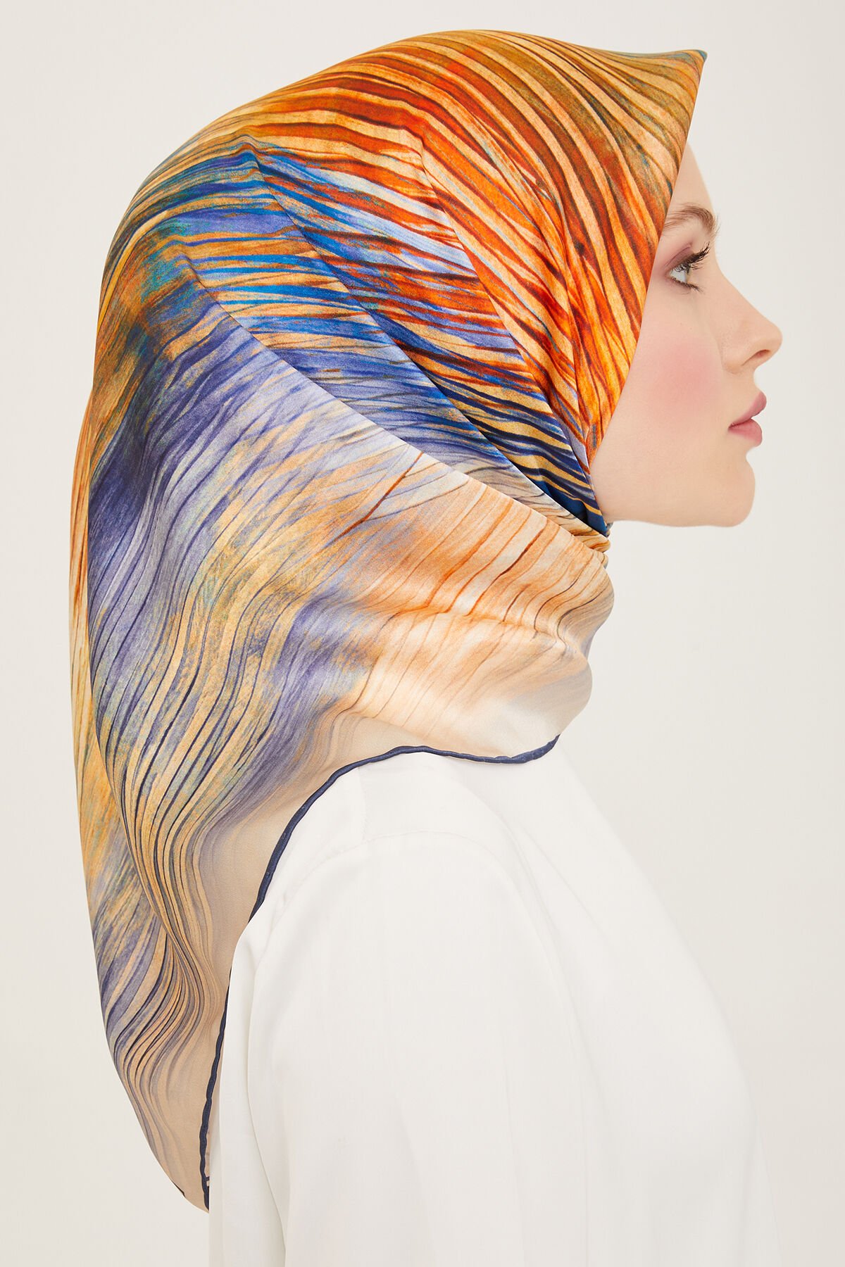 Armine İpek Eşarp 2024 İlkbahar-Yaz - 9143D-31 - Tivil