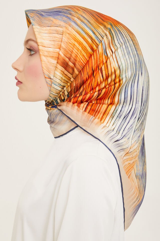 Armine İpek Eşarp 2024 İlkbahar-Yaz - 9143D-31 - Tivil