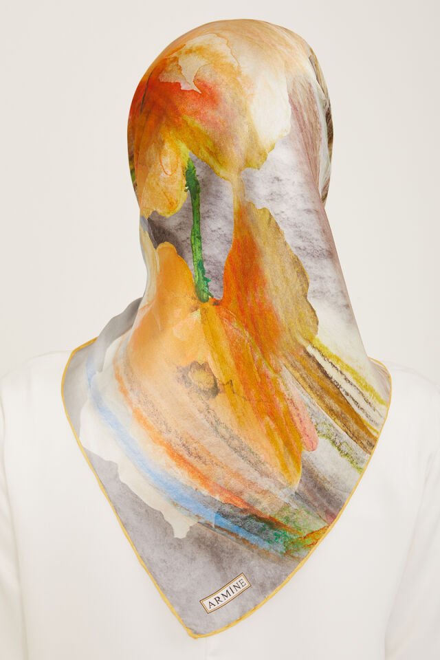 Armine İpek Eşarp 2024 İlkbahar-Yaz - 9102D-36 - Sura