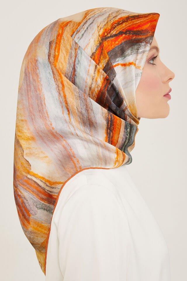 Armine İpek Eşarp 2024 İlkbahar-Yaz - 9102D-02 - Sura
