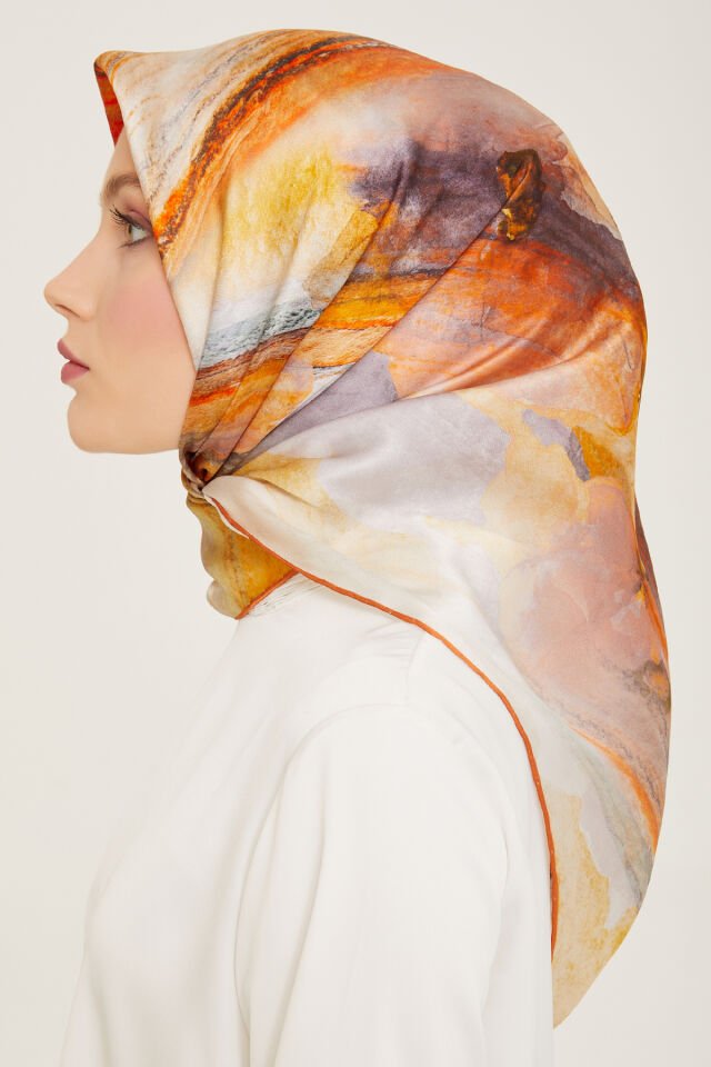Armine İpek Eşarp 2024 İlkbahar-Yaz - 9102D-02 - Sura