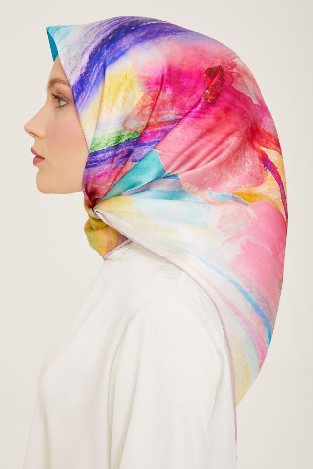 Armine İpek Eşarp 2024 İlkbahar-Yaz - 9102D-82 - Sura