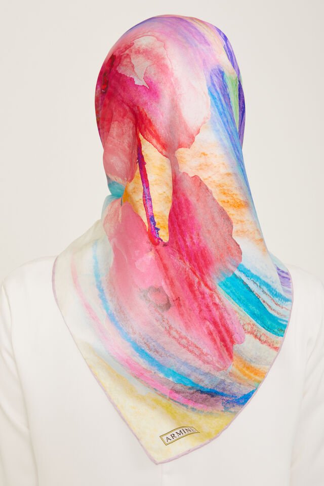 Armine İpek Eşarp 2024 İlkbahar-Yaz - 9102D-82 - Sura