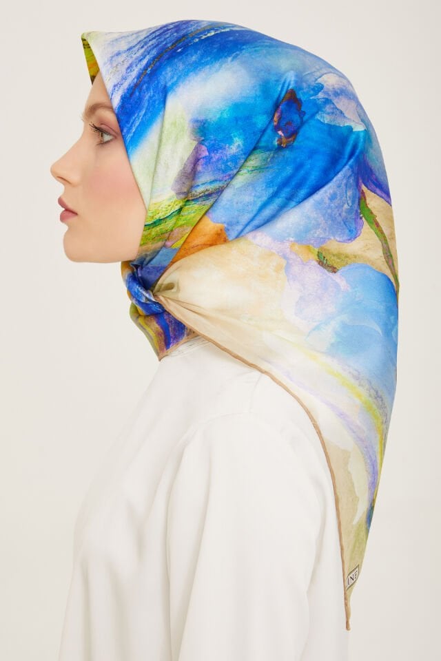 Armine İpek Eşarp 2024 İlkbahar-Yaz - 9102D-83 - Sura