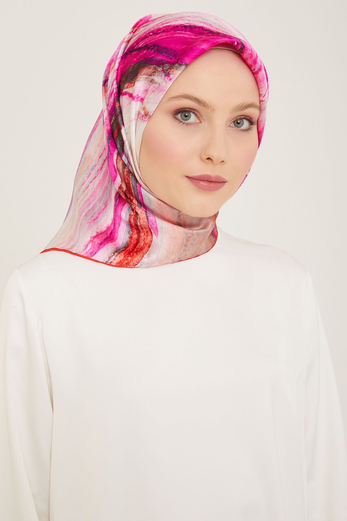 Armine İpek Eşarp 2024 İlkbahar-Yaz - 9102D-52 - Sura