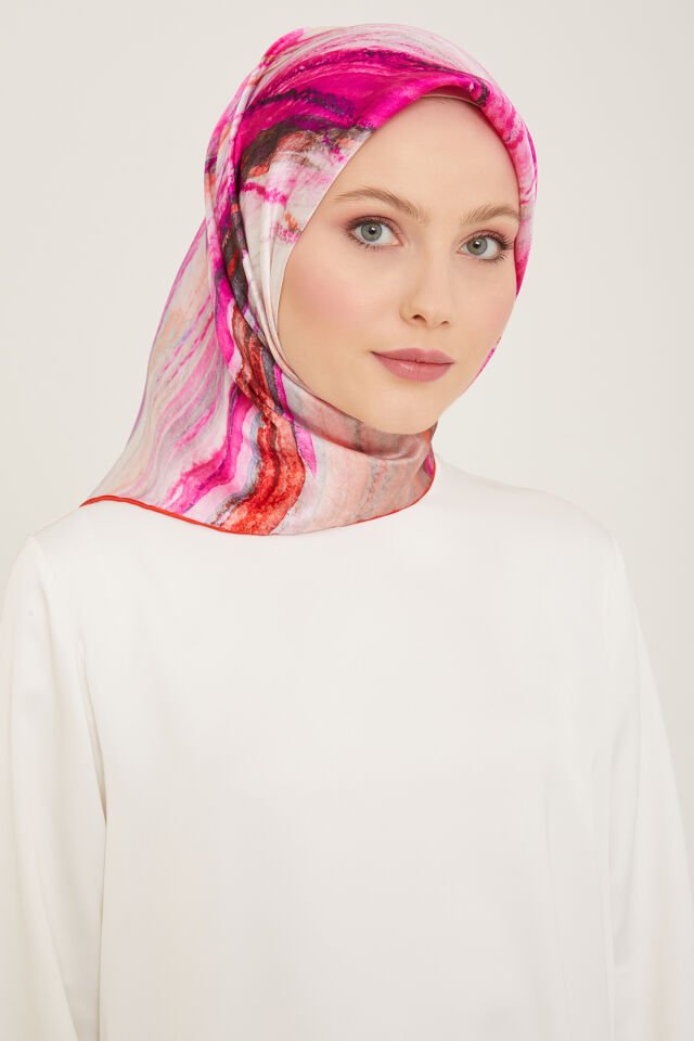 Armine İpek Eşarp 2024 İlkbahar-Yaz - 9102D-52 - Sura