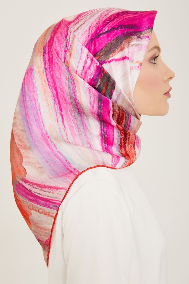 Armine İpek Eşarp 2024 İlkbahar-Yaz - 9102D-52 - Sura