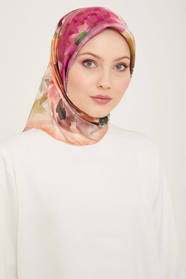 Armine İpek Eşarp 2024 İlkbahar-Yaz - 9103D-34 - Sura