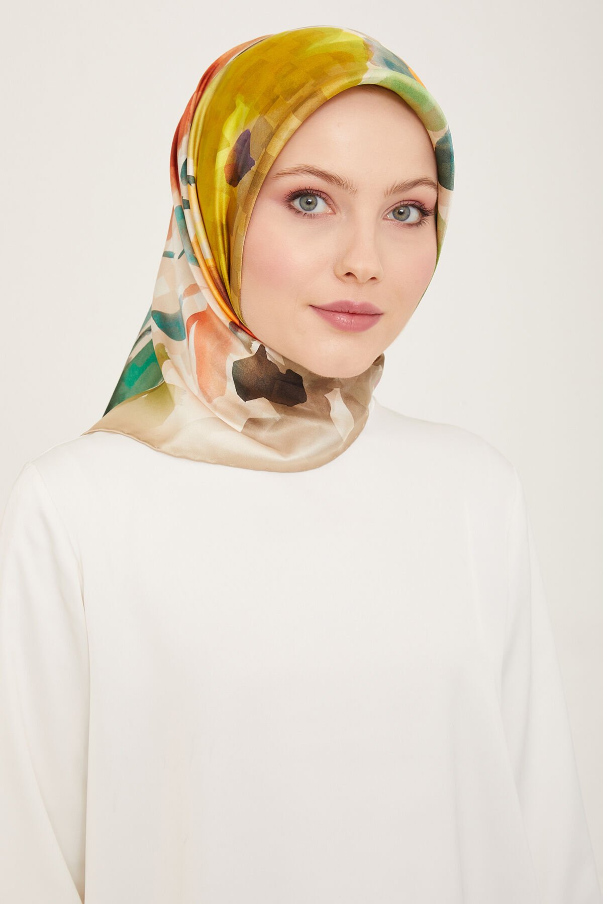 Armine İpek Eşarp 2024 İlkbahar-Yaz - 9103D-32 - Sura