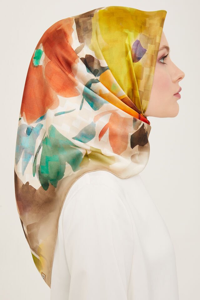 Armine İpek Eşarp 2024 İlkbahar-Yaz - 9103D-32 - Sura