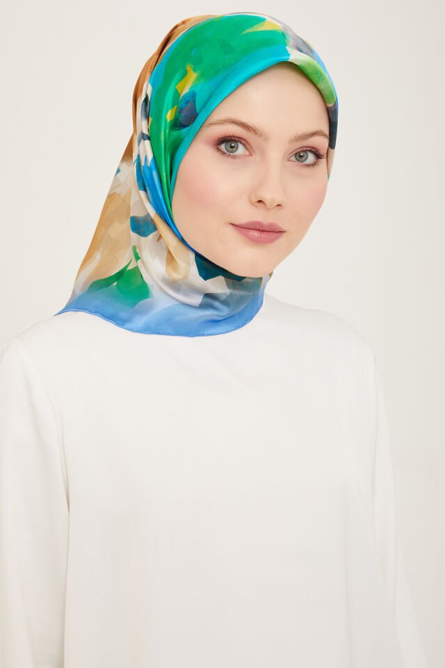 Armine İpek Eşarp 2024 İlkbahar-Yaz - 9103D-83 - Tivil