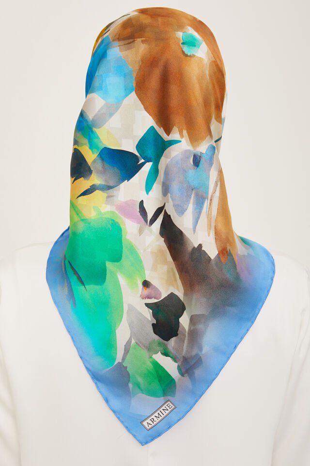 Armine İpek Eşarp 2024 İlkbahar-Yaz - 9103D-83 - Tivil