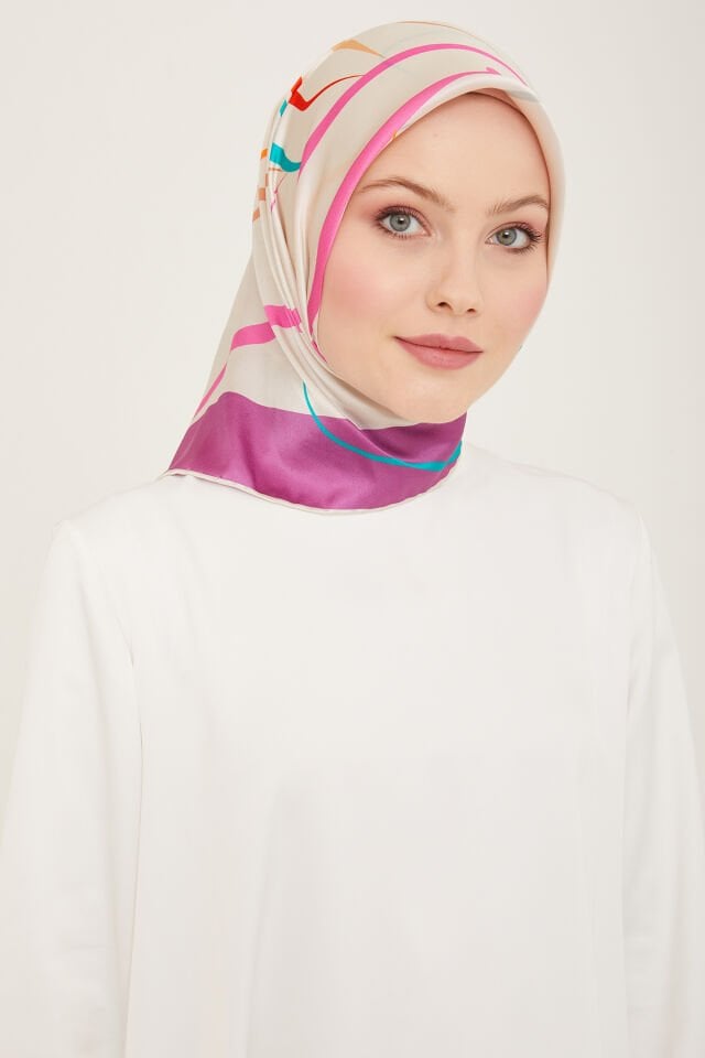 Armine İpek Eşarp 2024 İlkbahar-Yaz - 9115D-05 - Sura