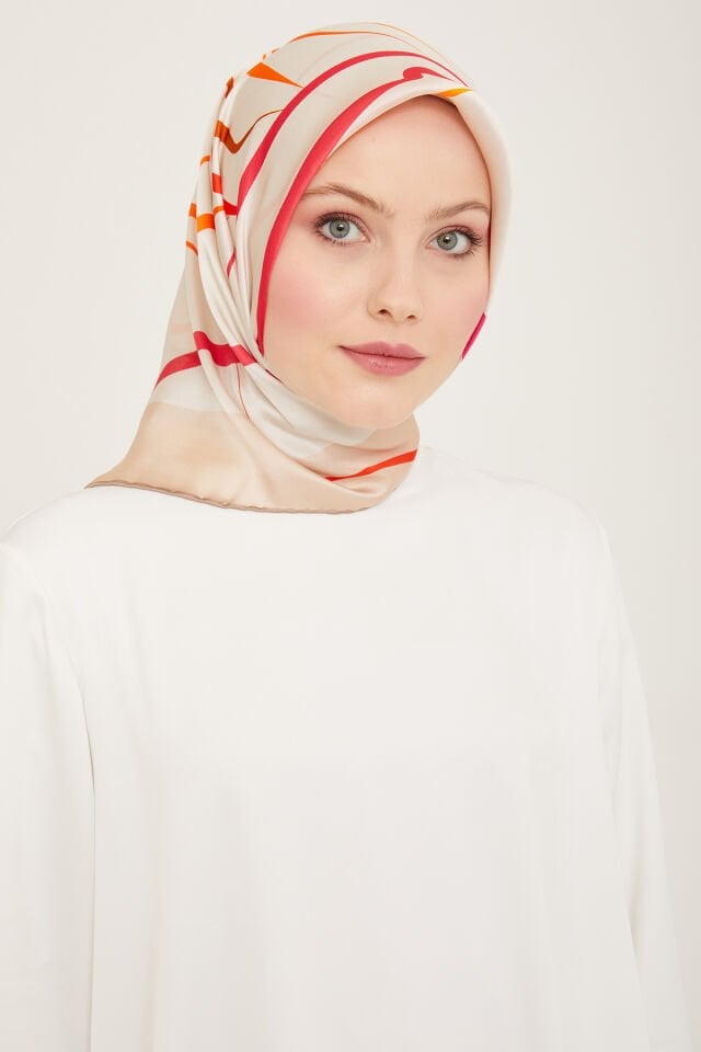 Armine İpek Eşarp 2024 İlkbahar-Yaz - 9115D-02 - Sura