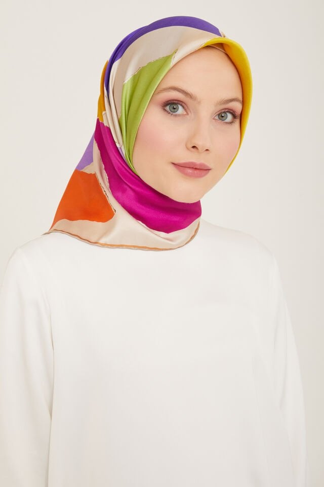 Armine İpek Eşarp 2024 İlkbahar-Yaz - 9125D-32 - Sura
