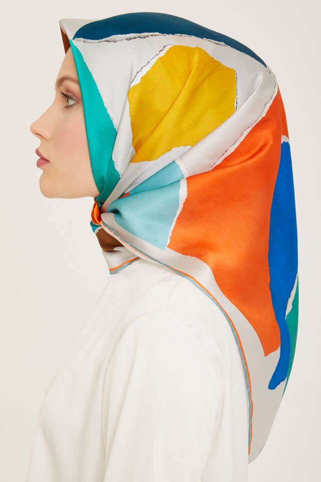 Armine İpek Eşarp 2024 İlkbahar-Yaz - 9125D-83 - Sura