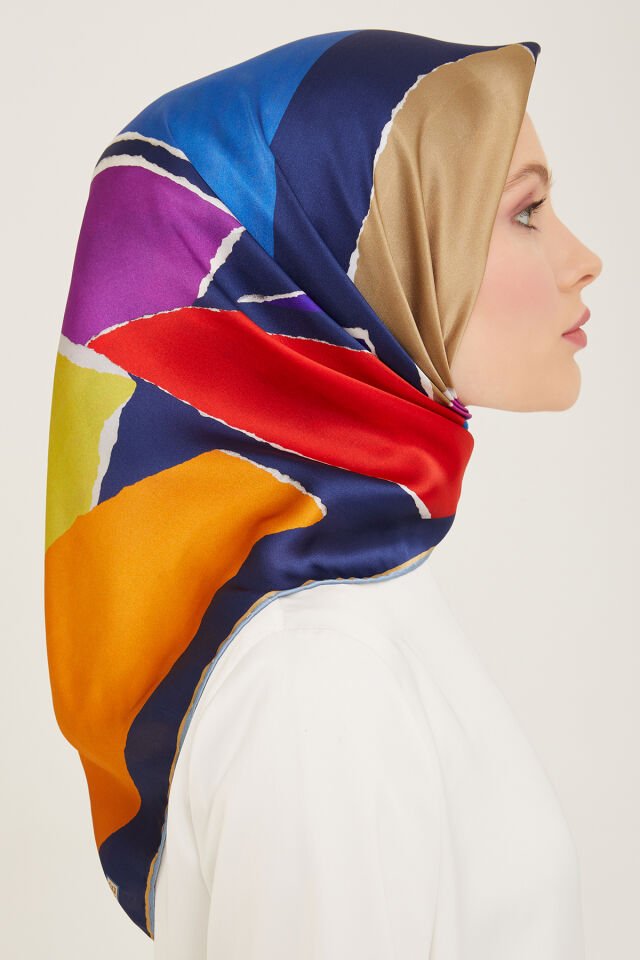 Armine İpek Eşarp 2024 İlkbahar-Yaz - 9125D-80 - Sura