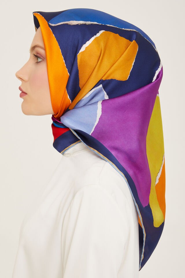 Armine İpek Eşarp 2024 İlkbahar-Yaz - 9125D-80 - Sura