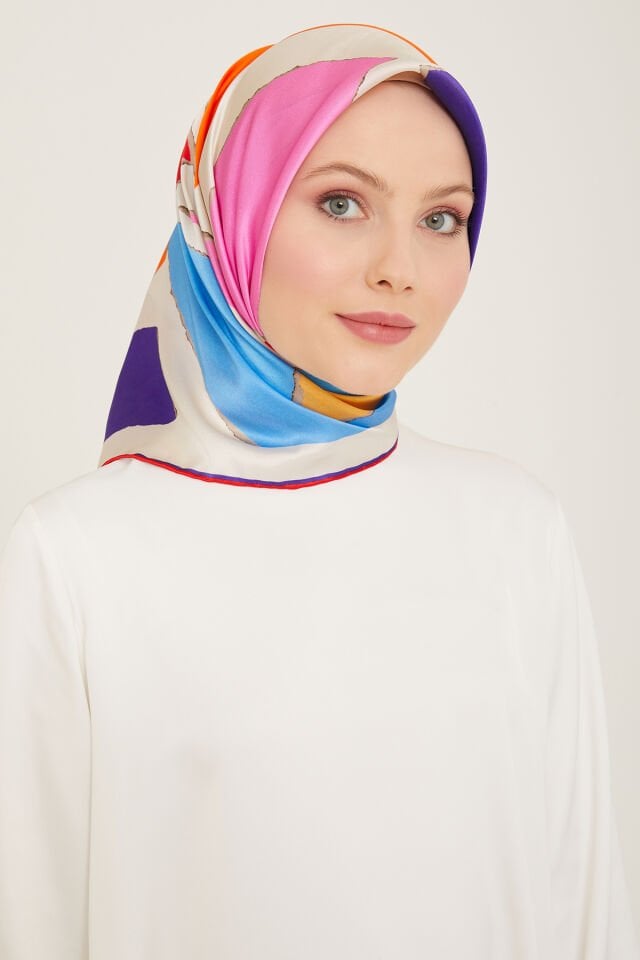 Armine İpek Eşarp 2024 İlkbahar-Yaz - 9125D-04 - Sura