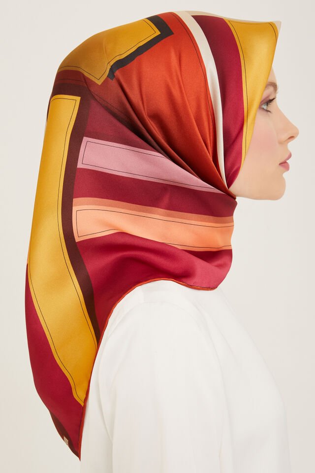 Armine İpek Eşarp 2024 İlkbahar-Yaz - 9122D-55 - Sura